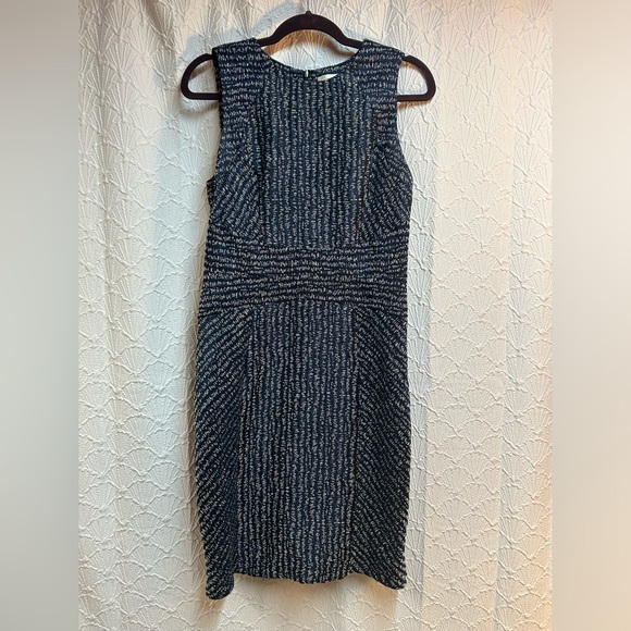 Shoshanna Black and Silver Midi Dress - Picture 5 of 9